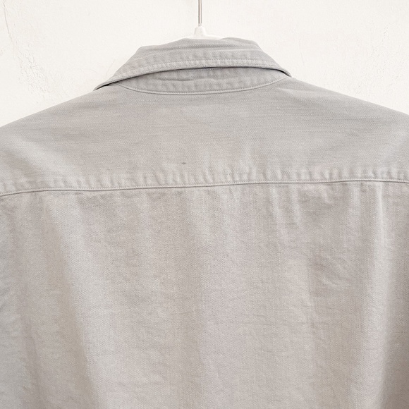 Frank & Eileen Eileen Famous Denim Shirt Green L - Picture 8 of 10